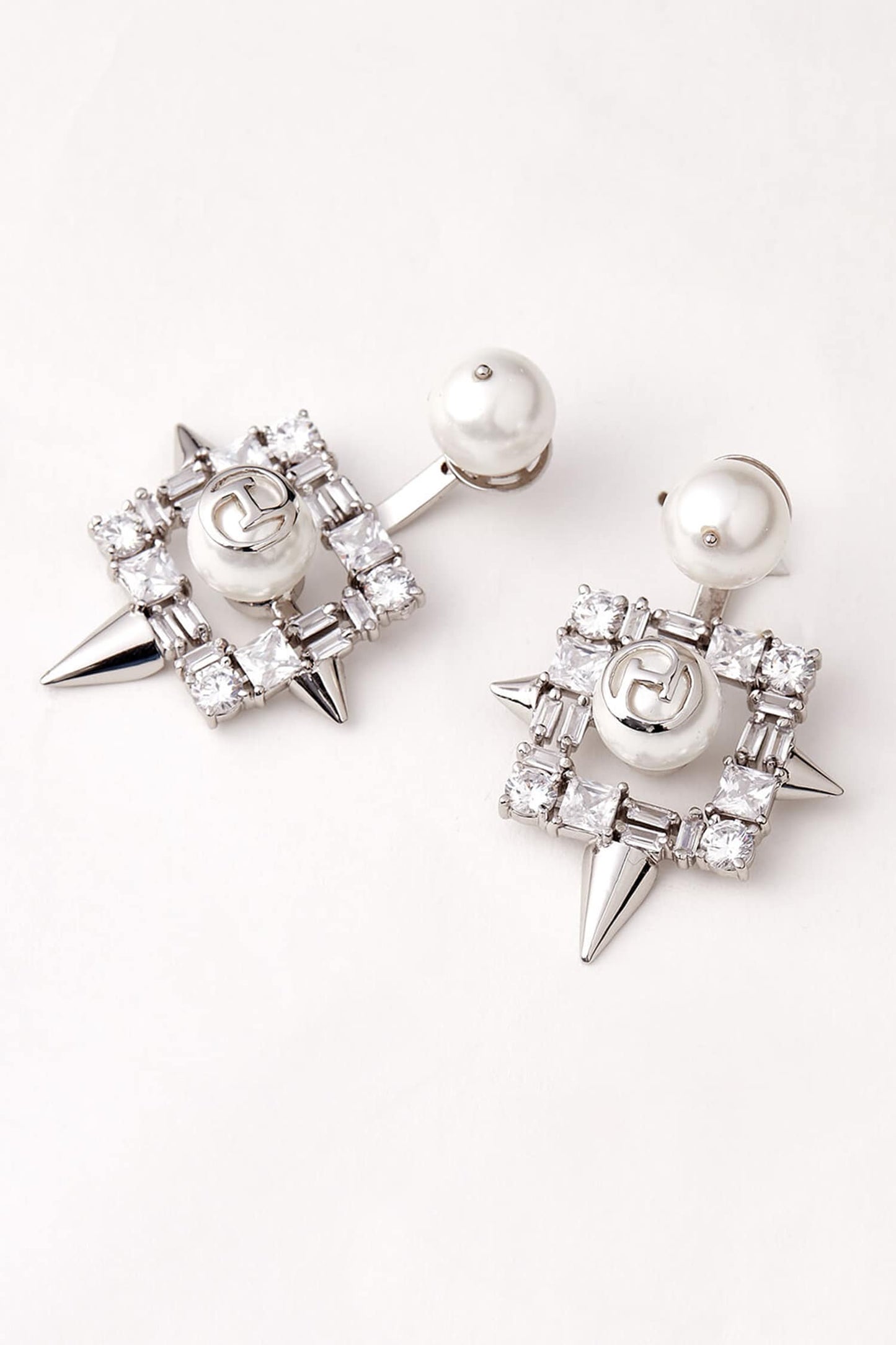Handcrafted Crystal Geometric Studs 