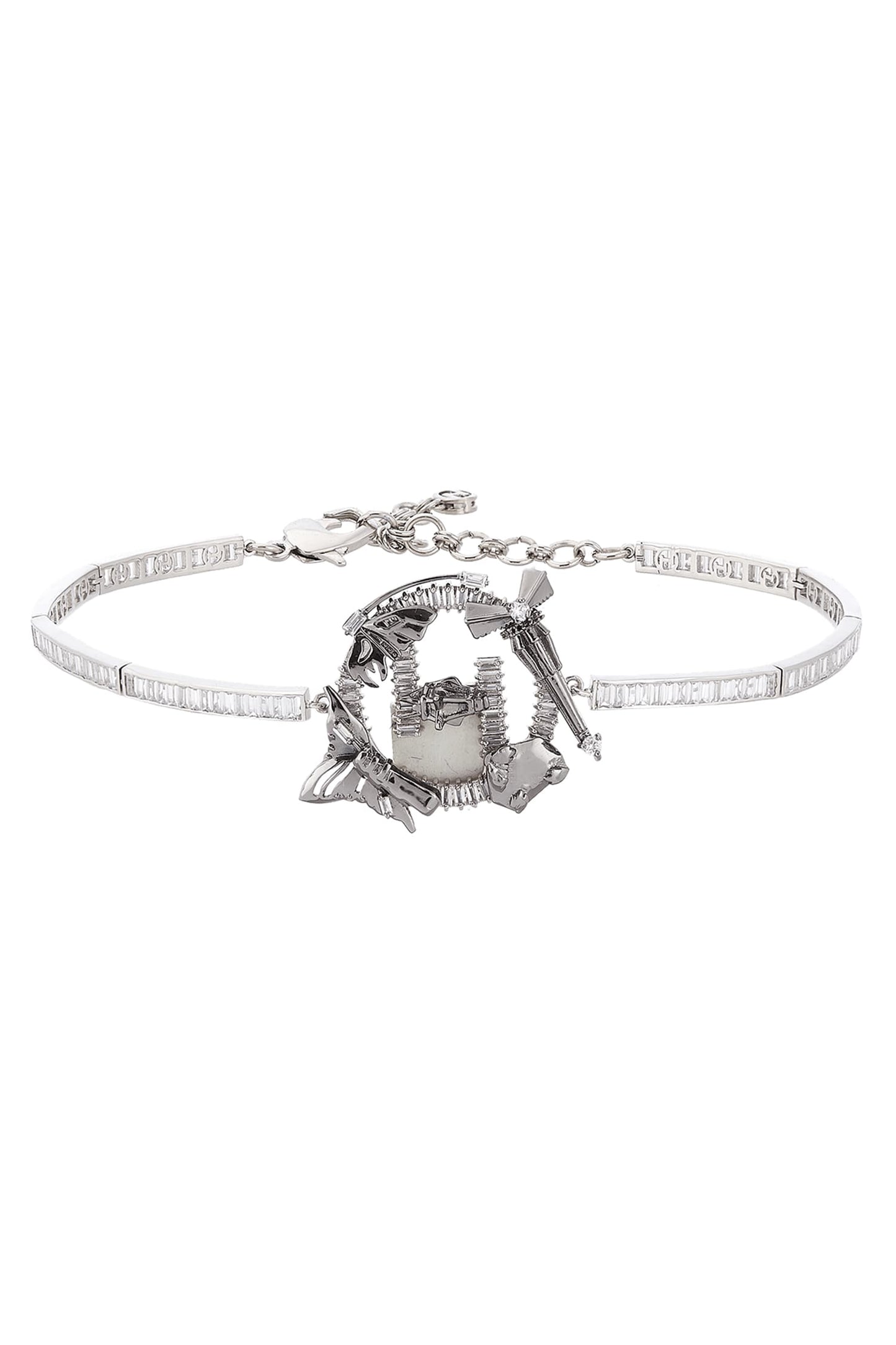 Crystal Pendant Choker 