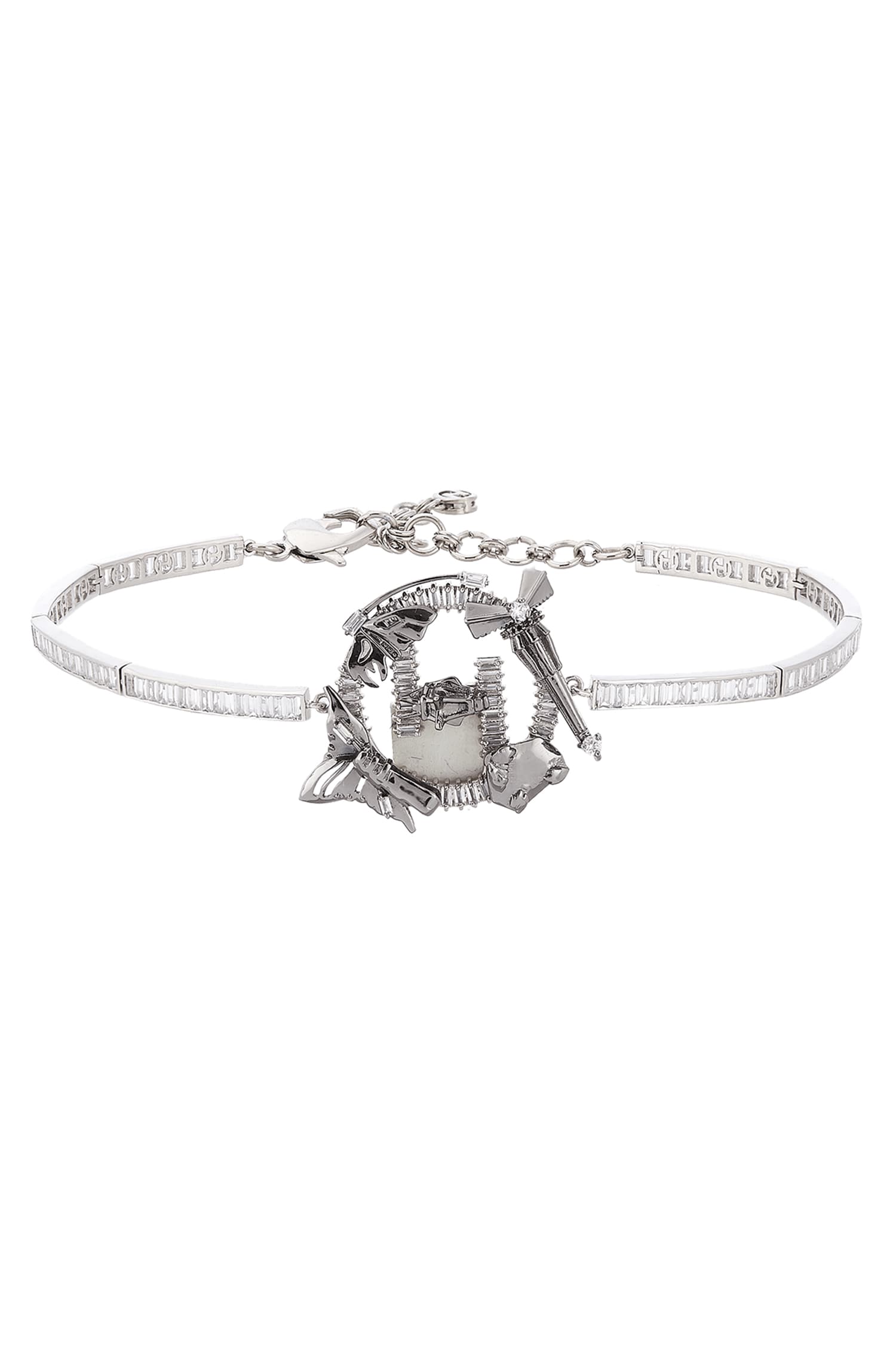 Crystal Pendant Choker 