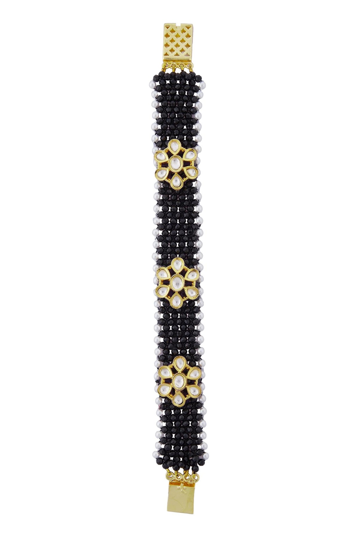 Floral Kundan Bracelet 