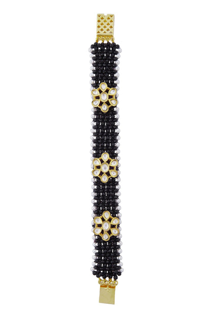 Floral Kundan Bracelet 