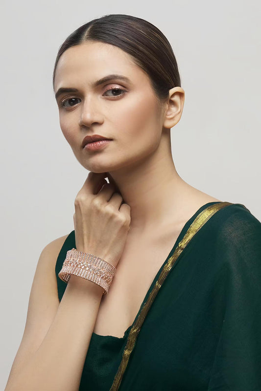 Crystal Cutwork Bangle 