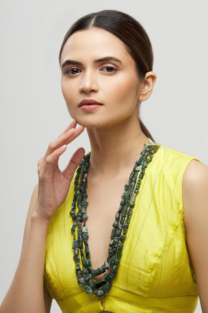 Bead Layered Necklace 