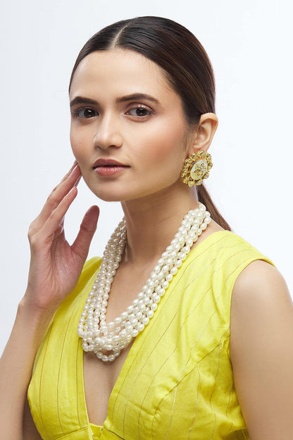 Bead Layered Necklace Set 