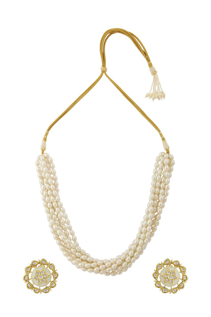 Bead Layered Necklace Set 