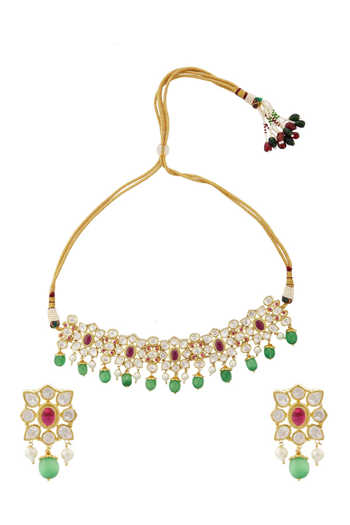 Kundan Floral Choker Set 