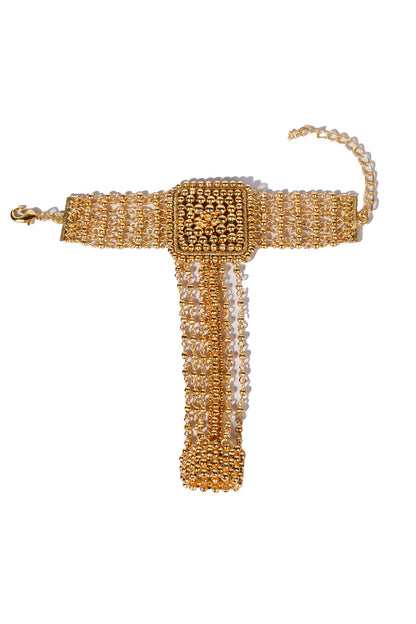 Alani Pearl Embellished Hathphool 