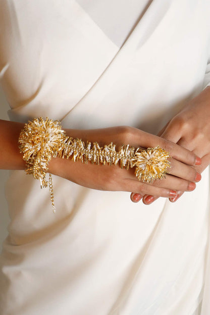 Vritika Bead Embroidered Hathphool 