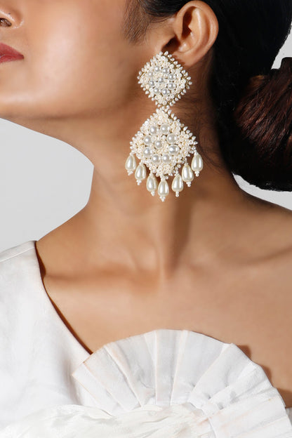 Lalit Embroidered Earrings 