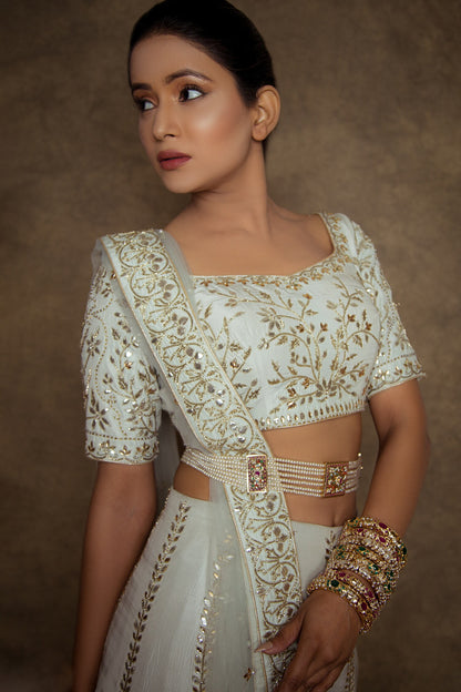 Bridal Jadau Bead Embellished Kamarbandh 