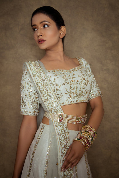 Bridal Jadau Bead Embellished Kamarbandh 