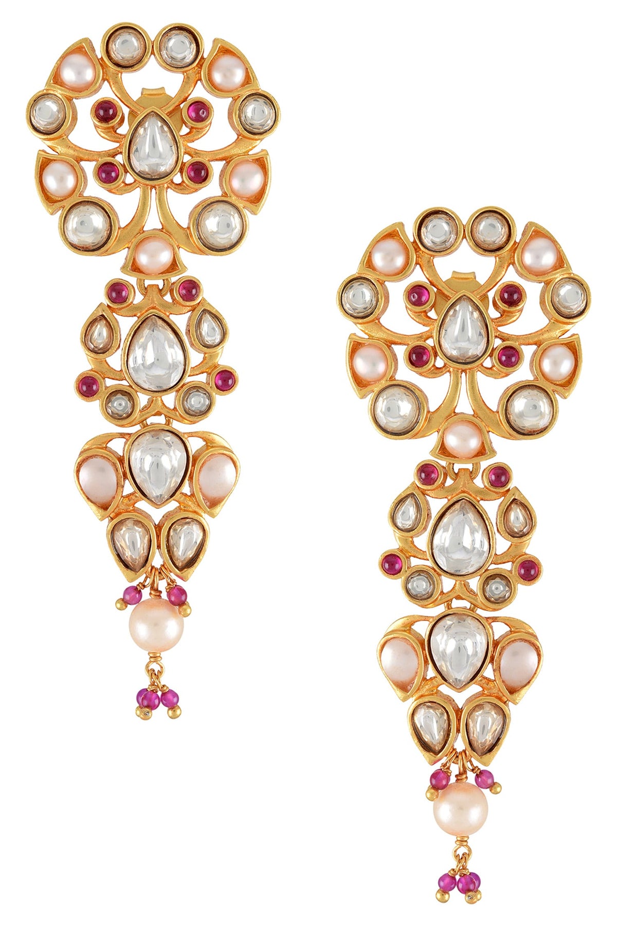 Amira Pearl Embellished Earrings 