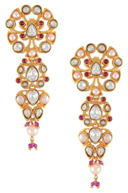 Amira Pearl Embellished Earrings 