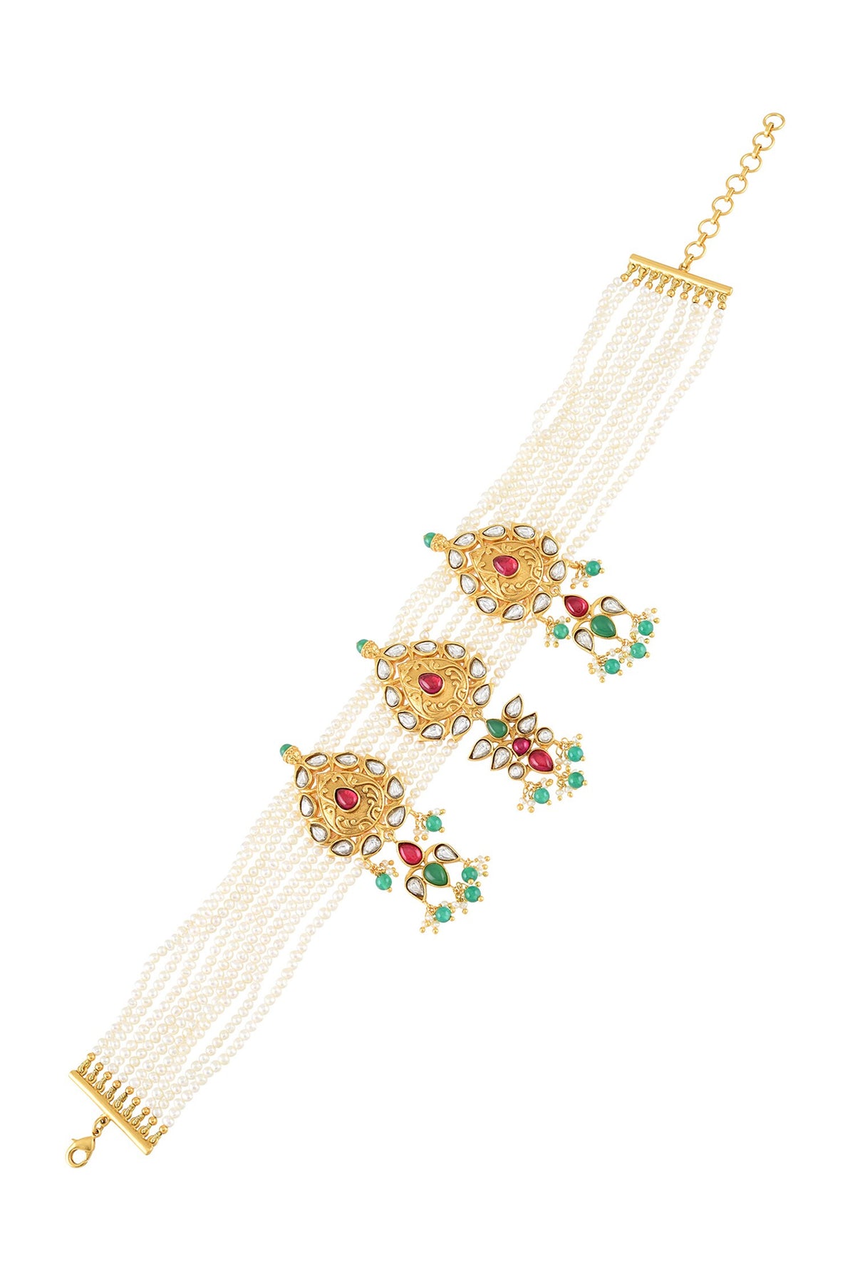 Gulrang Drop Carved Choker 