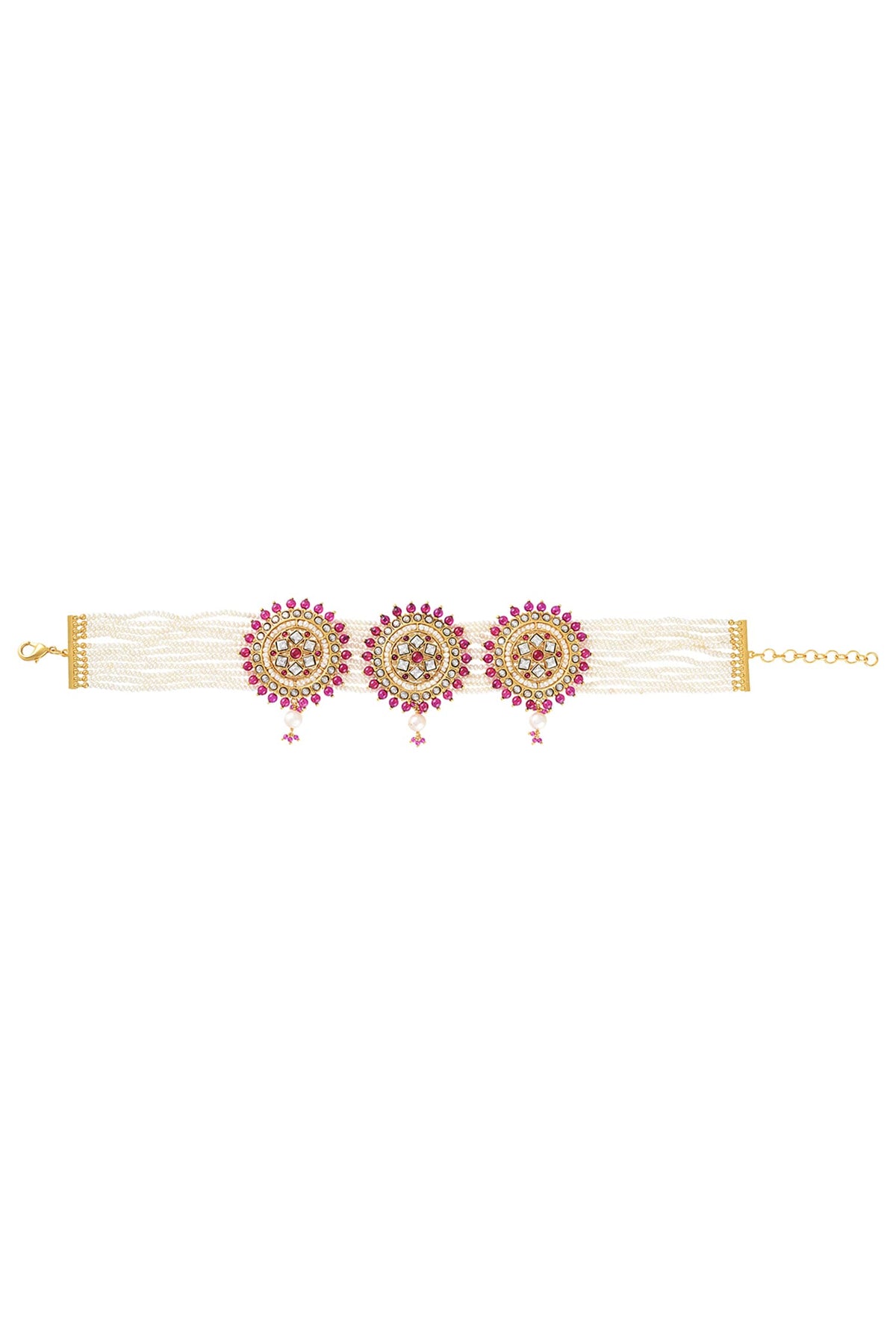 Ruhani Round Stone Studded Choker 