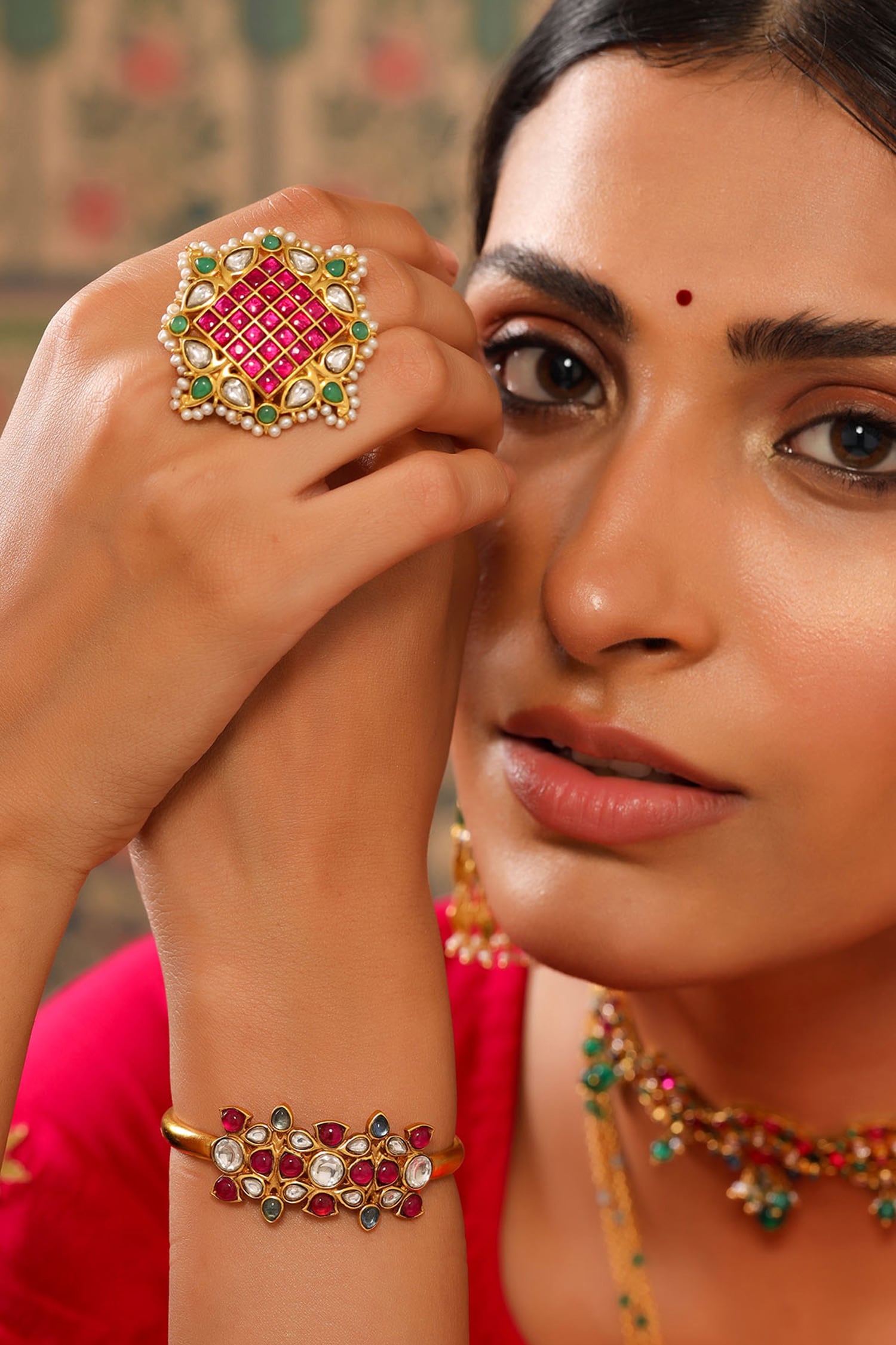 Gauhar Embellished Handcuff 