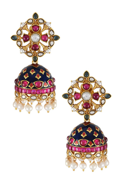 Gauhar Embellished Jhumkas 