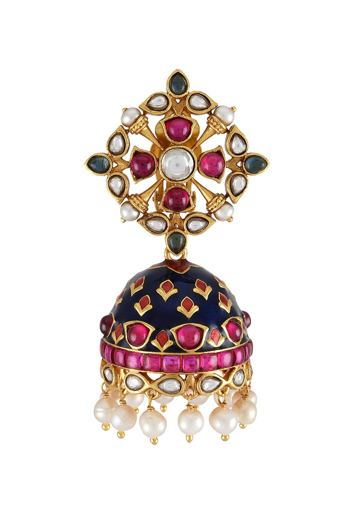 Gauhar Embellished Jhumkas 