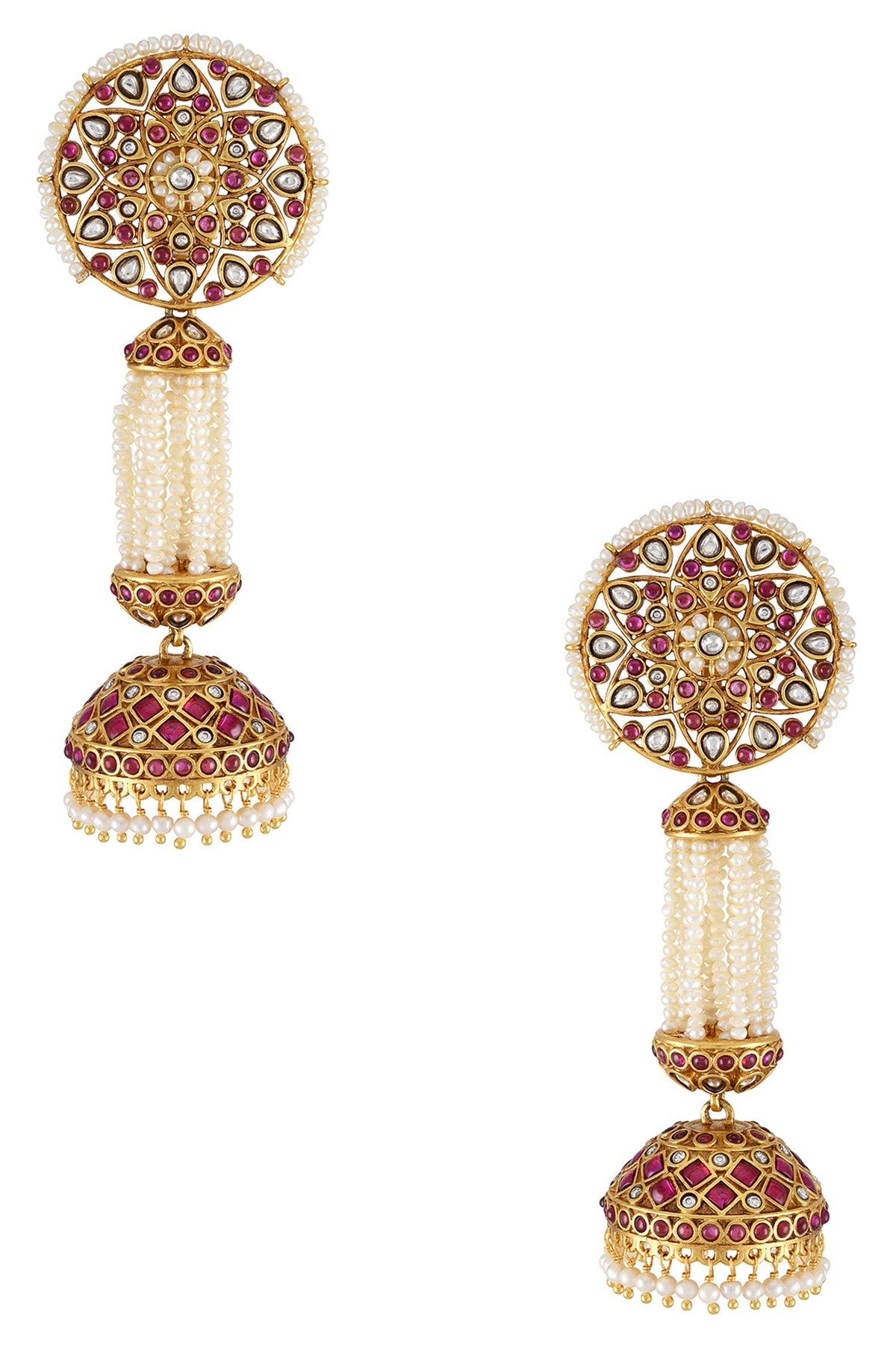 Rooh Embellished Jhumkas 