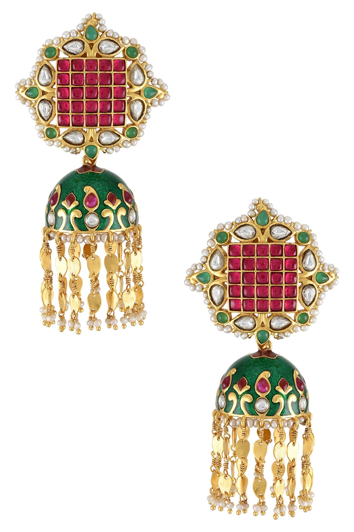 Meher Embellished Jhumkas 