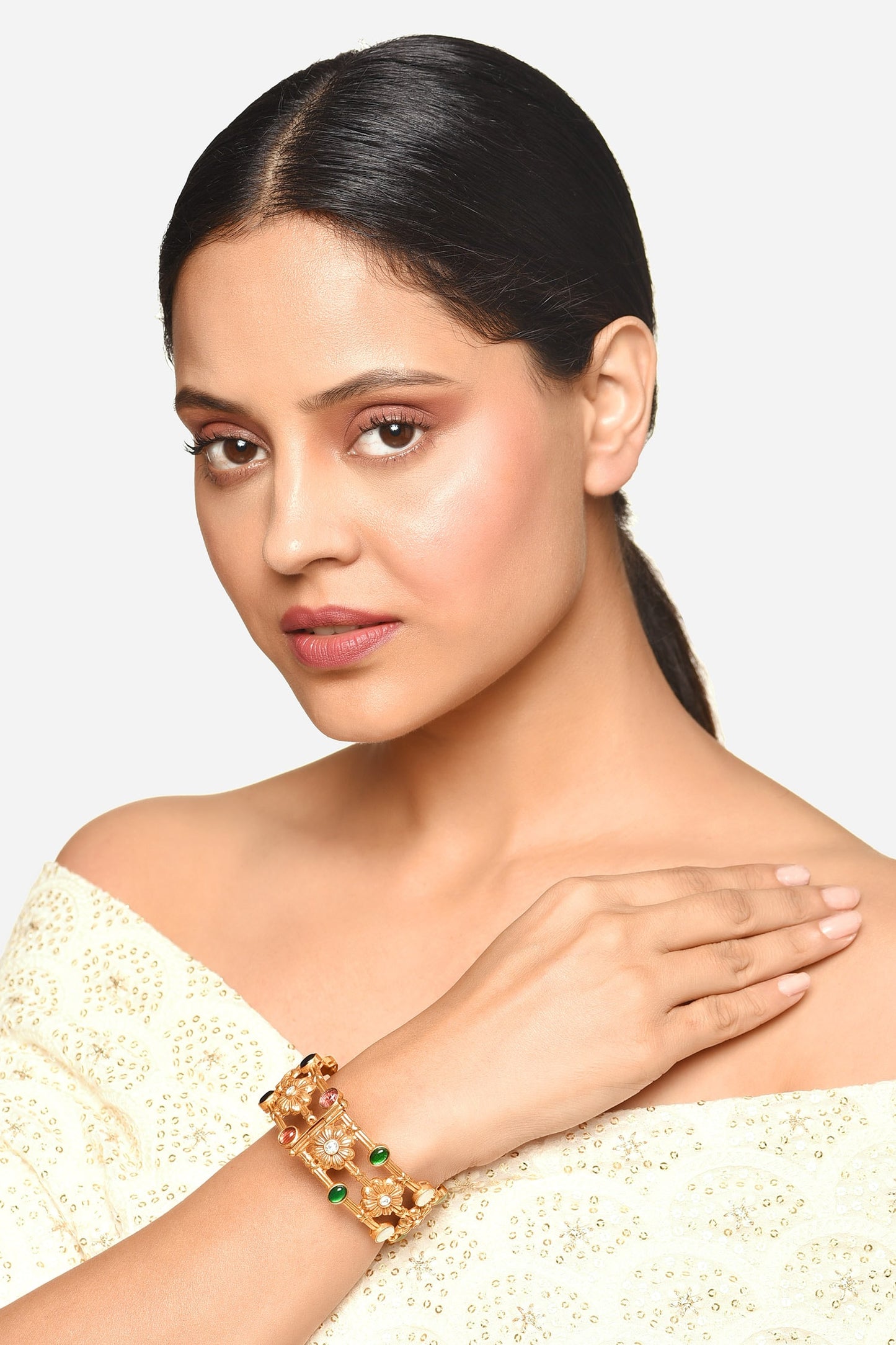 Chandini Floral Cut Work Bangle 