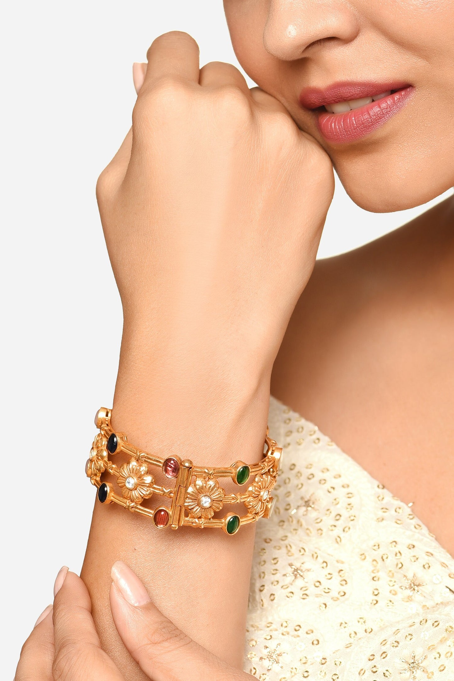 Chandini Floral Cut Work Bangle 