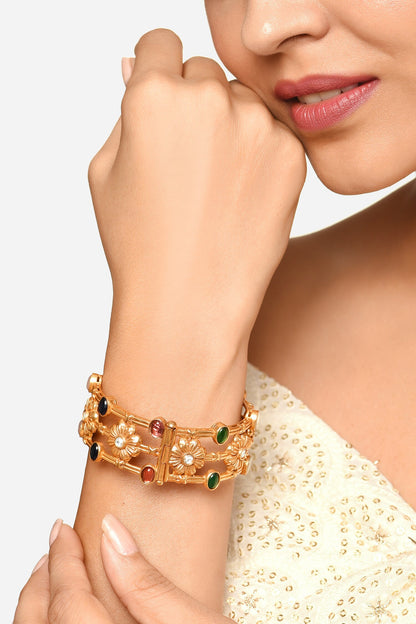 Chandini Floral Cut Work Bangle 