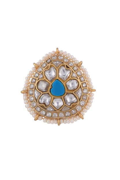 Pearl & Jadtar Stone Necklace Set 