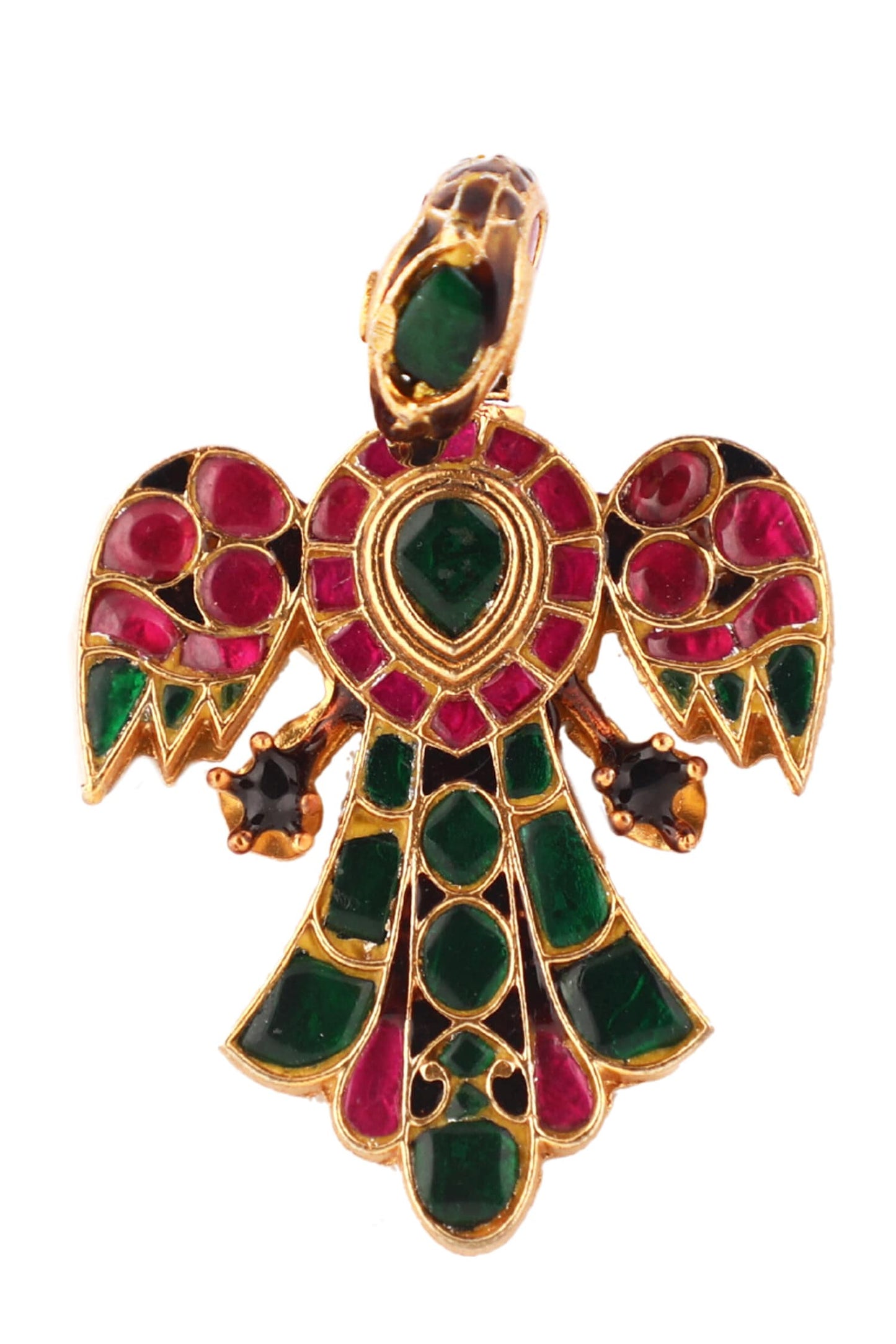 Peacock Pattern Embellished Ring 