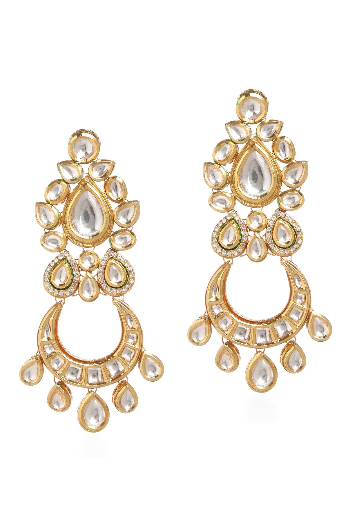 Kundan Bead Pendant Necklace Set 