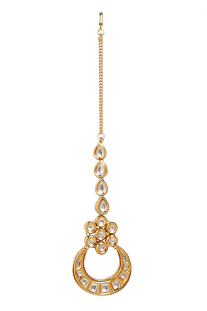 Kundan Bead Pendant Necklace Set 