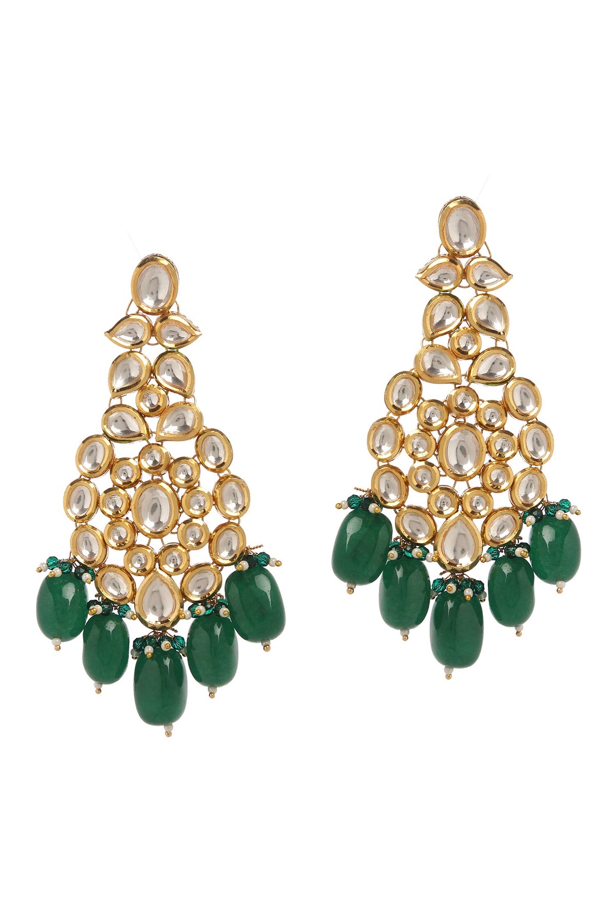 Kundan Bead Embellished Necklace Set 