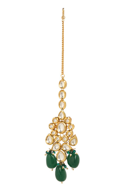 Kundan Bead Embellished Necklace Set 
