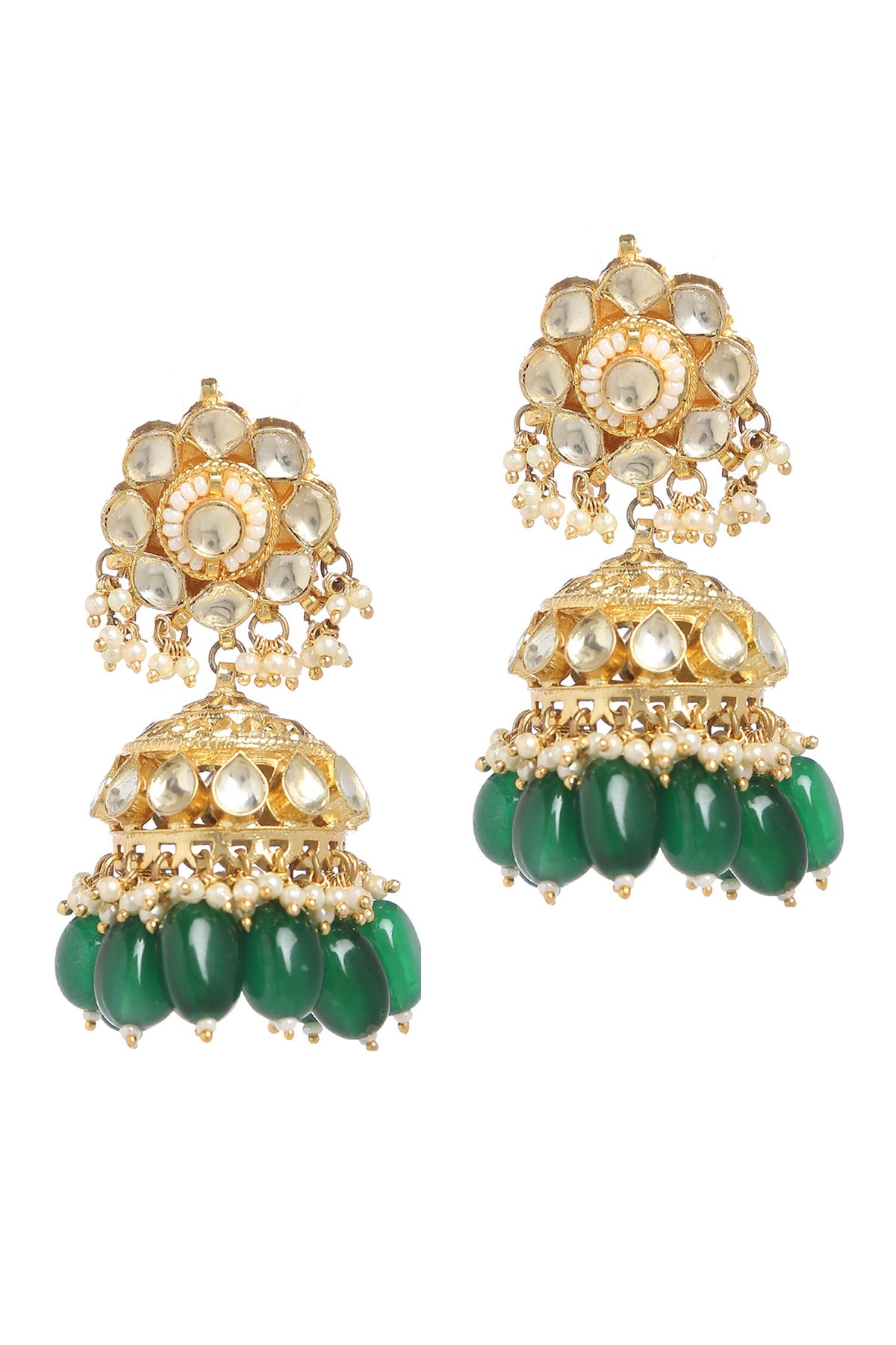 Kundan Pearl Necklace Set 