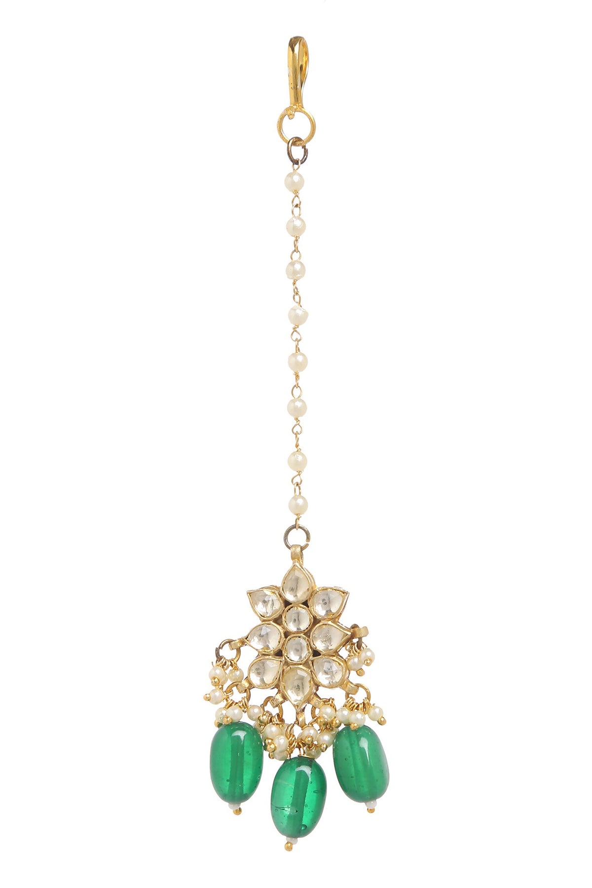 Kundan Pearl Necklace Set 