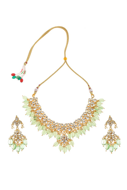 Kundan Polki Necklace Set 
