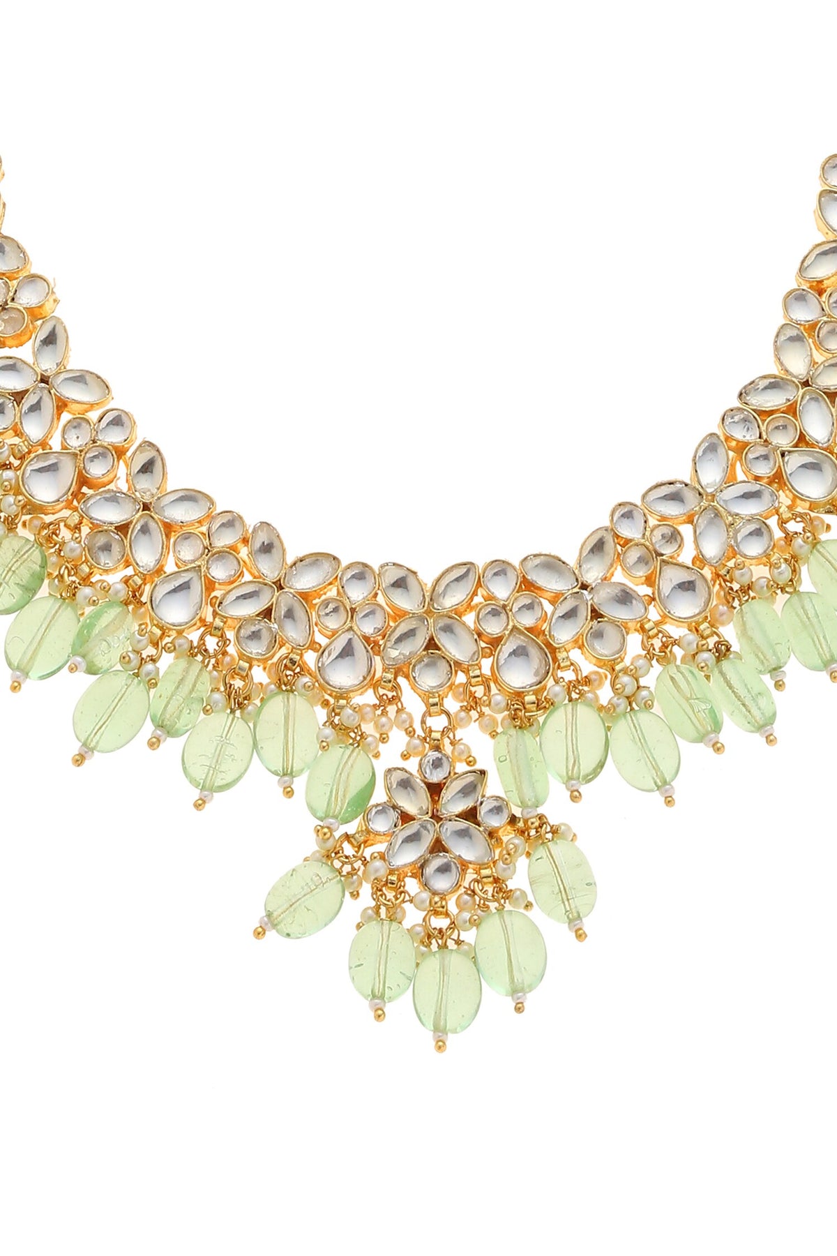 Kundan Polki Necklace Set 