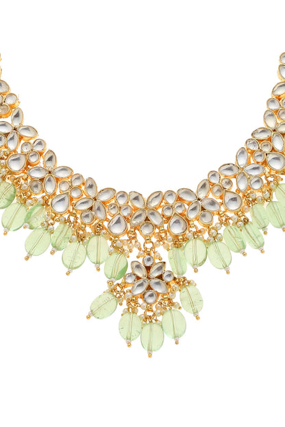 Kundan Polki Necklace Set 