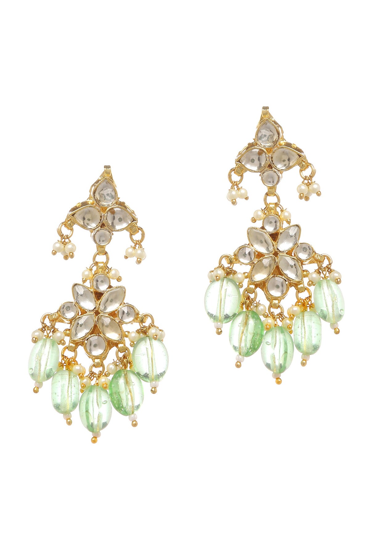 Kundan Polki Necklace Set 
