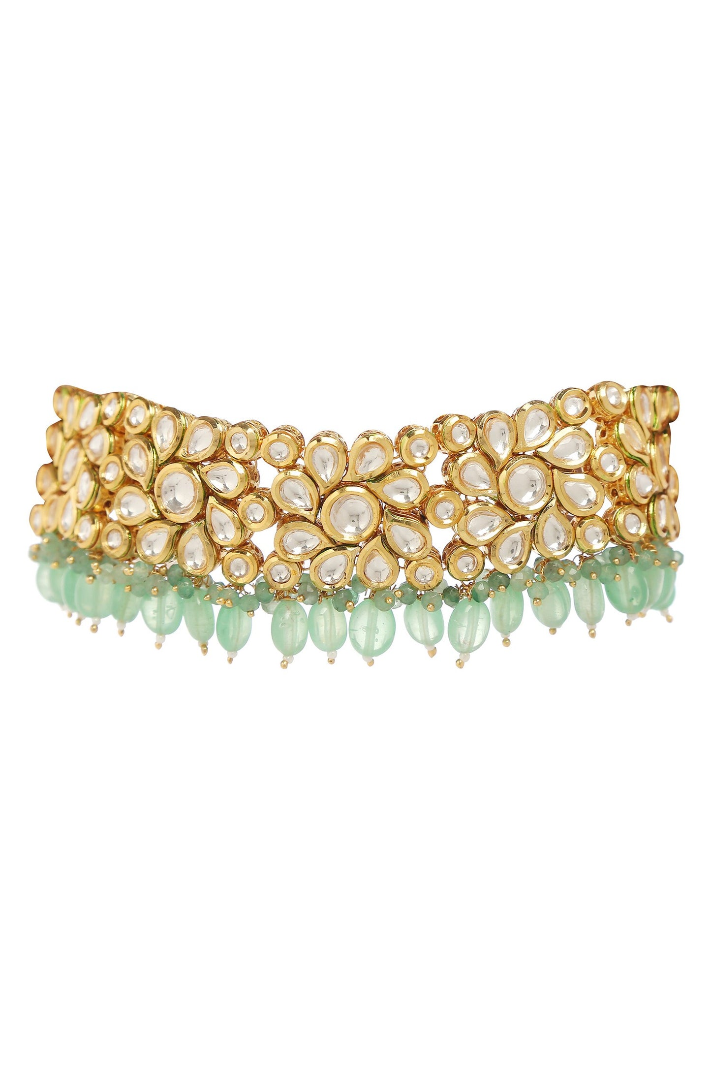 Kundan Bead Embellished Choker Set 