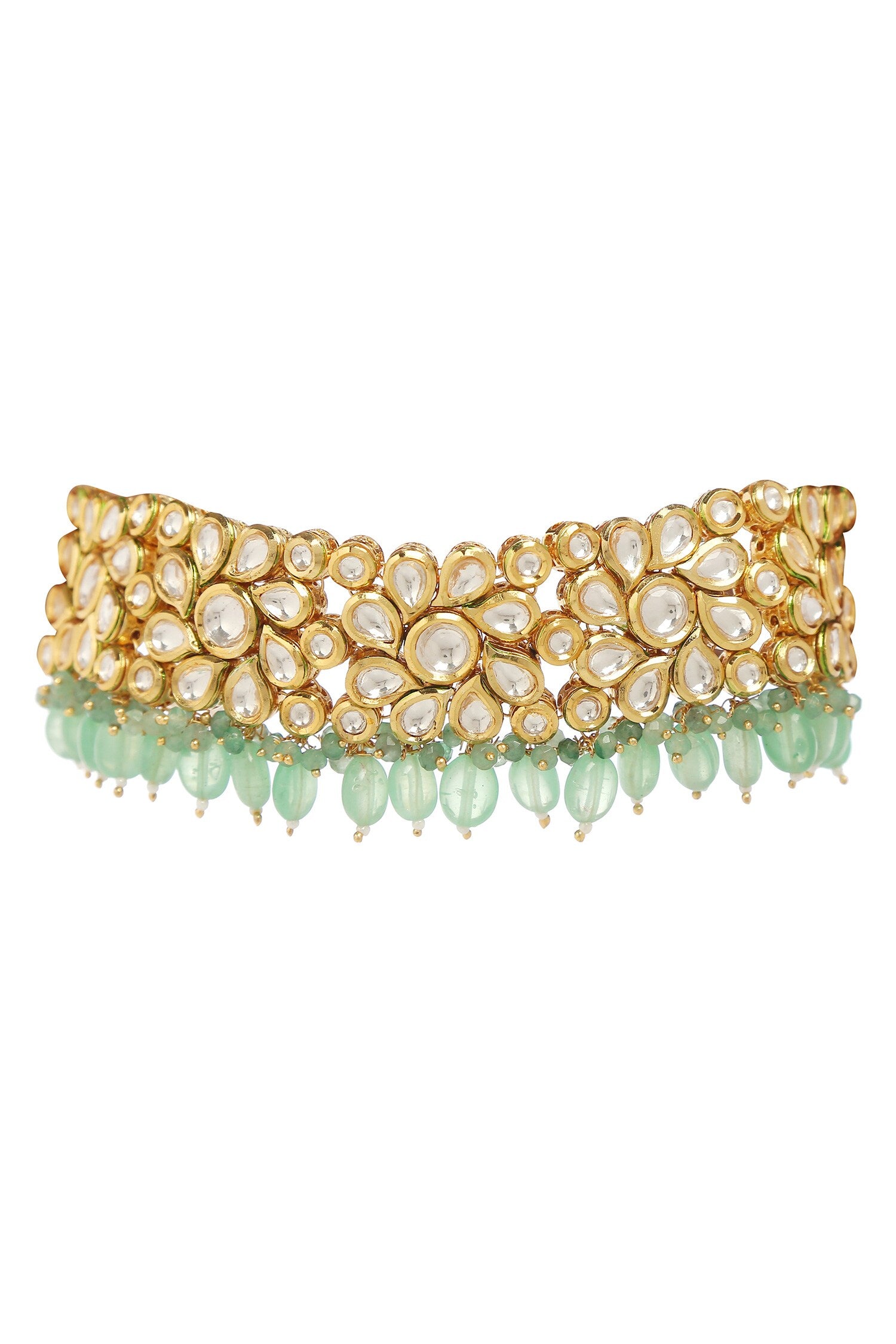 Kundan Bead Embellished Choker Set 
