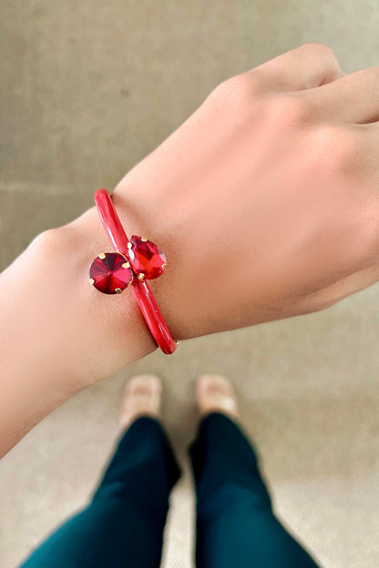 Stone Embellished Adjustable Bracelet 