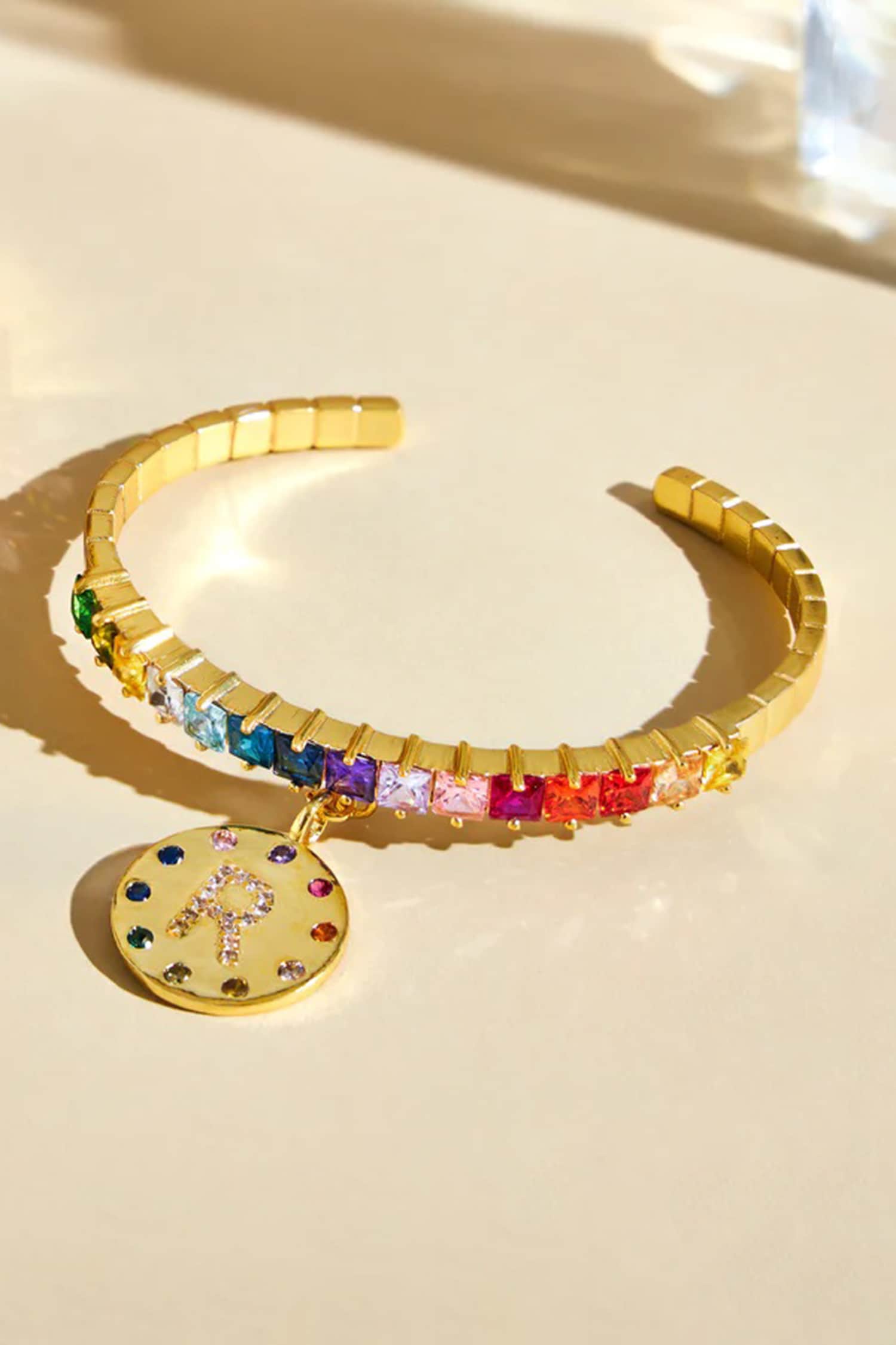 Multi Color Crystal Embellished Bracelet 
