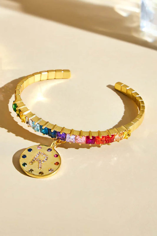 Multi Color Crystal Embellished Bracelet 
