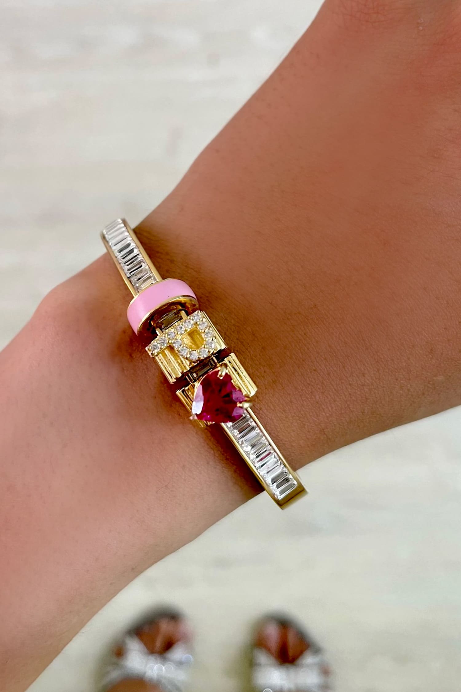 Enamelled Charm Bracelet 