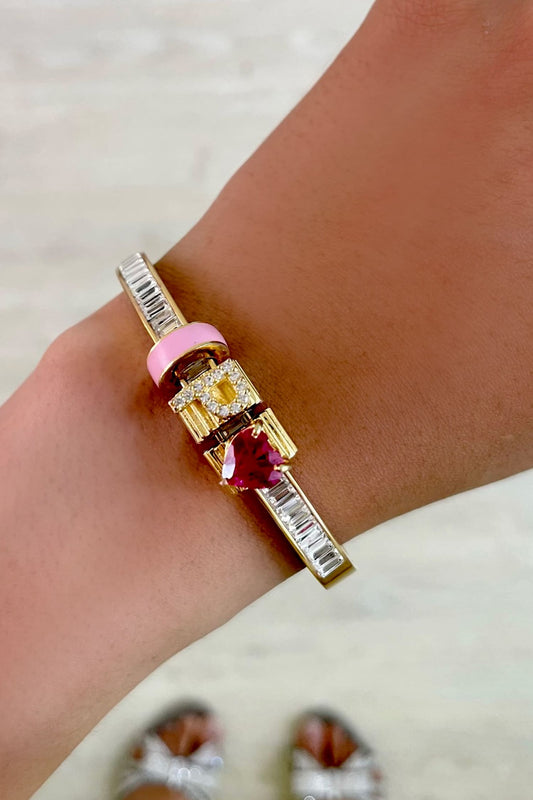 Enamelled Charm Bracelet 