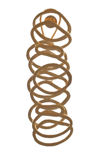 Coiled Drop Down Earrings 