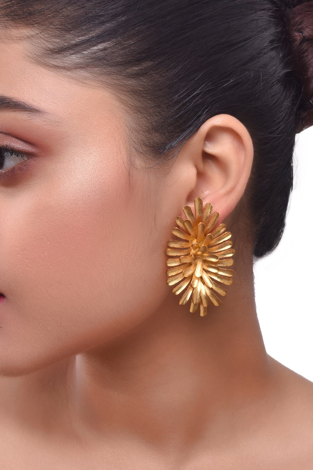 Floral Bloom Stud Earrings 