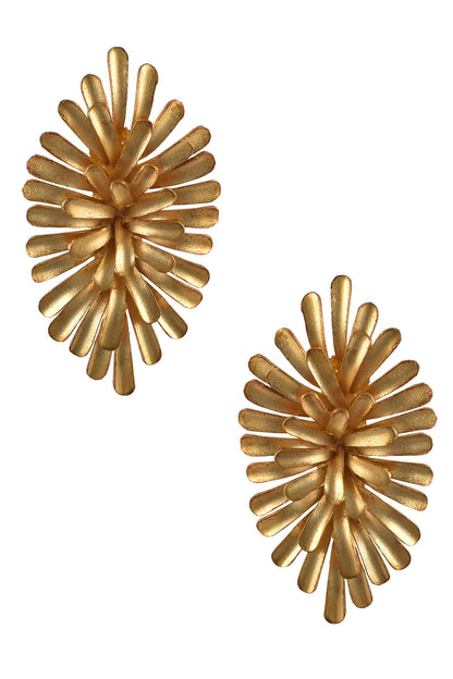 Floral Bloom Stud Earrings 