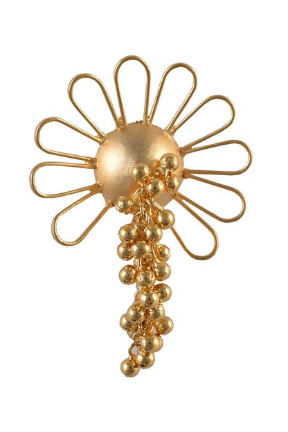 Floral Ball Cluster Earrings 
